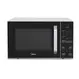 Micro-ondas 35 Litros Midea MXSA35P1 com Função Tira Odor e Limpa Fácil Branco/Preto 110V