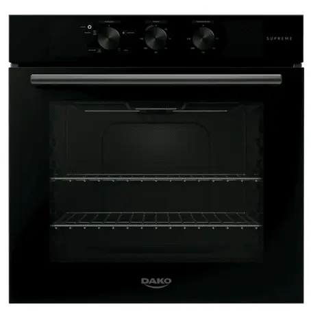 Forno Elétrico de Embutir 80 Litros Dako Supreme Painel Analógico Função Grill Preto 220V