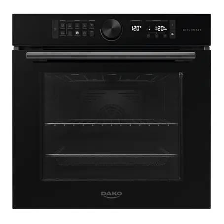 Forno Elétrico de Embutir 80 Litros Dako Diplomata com Função Air Fryer Limpa Fácil Preto 220V