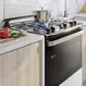 Fogão 5 Bocas à Gás Electrolux FE5IW Acendimento Automático Mesa de Inox PerfectCook Branco Bivolt