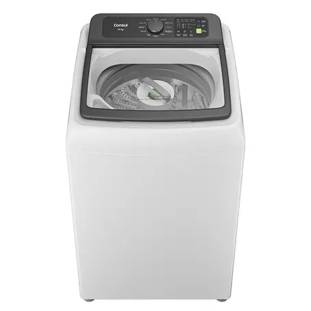 Máquina de Lavar Consul 14 kg CWN14AB Automática Painel Digital Econômica Ciclo Rápido Branca 110V