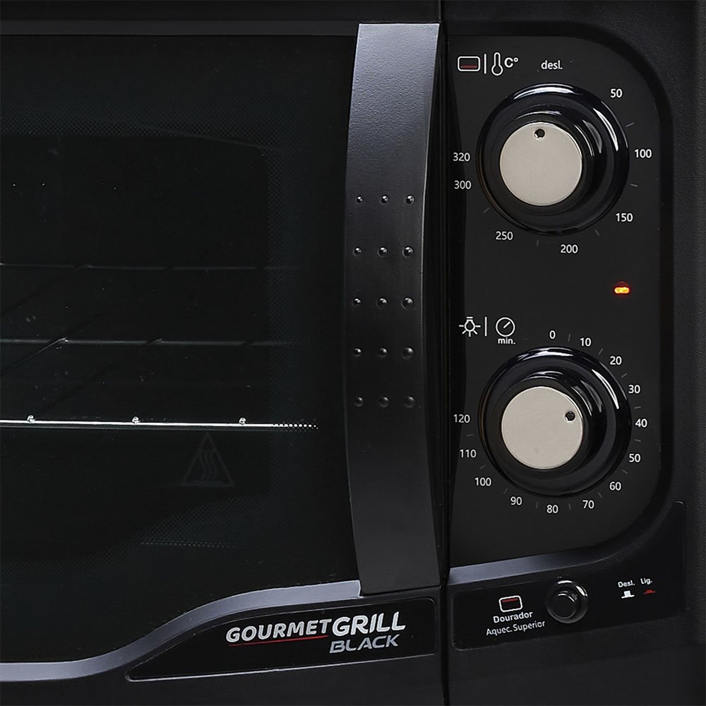 Forno Elétrico de Bancada 44 Litros Fischer Gourmet Grill Autolimpante ...