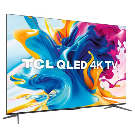 Smart TV QLED 55" Google TV UHD 4K TCL 55C645 Comando de Voz HDR 120Hz ...