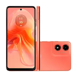 Smartphone Motorola G04s 4G 128GB 4 GB RAM + 4GB RAM Boost Tela 6,6" Câmera 50MP e Frontal 5MP Coral