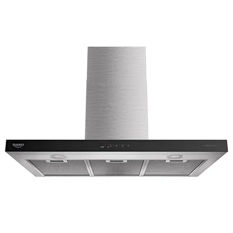 Coifa de Parede Dako 90 cm com Duto e Filtro de Carvão Ativado Supreme Inox 220V