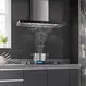 Coifa de Parede Dako 90 cm com Duto e Filtro de Carvão Ativado Supreme Inox 220V