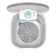 Tanquinho Newmaq 12,5 Kg com Lavagem por Turbilhonamento e Timer 9 Programas Branca 110V