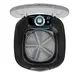 Tanquinho Newmaq 12,5 Kg com Lavagem por Turbilhonamento e Timer 9 Programas Preta 110V