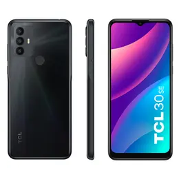 Smartphone TCL 30 SE 4G 128GB 4GB RAM Tela HD+ 6,5" Câmera Tripla 50MP e Frontal 8MP Grafite