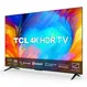 Smart TV LED 65" Google TV Ultra HD 4K TCL 65P635 Comando de Voz HDR10 3 HDMI 1 USB Wi-Fi Bluetooth