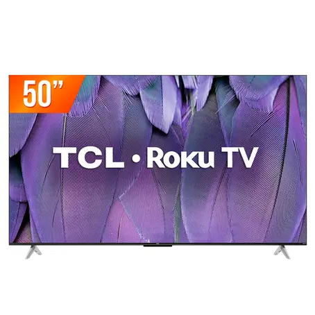 Smart TV LED 50" Ultra HD 4K TCL Roku 50RP630 Comando de Voz HDR 4 HDMI 1 USB Wi-Fi