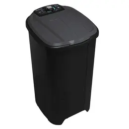 Tanquinho Newmaq 10 Kg com Lavagem por Turbilhonamento e Timer 9 Programas Preto 110V