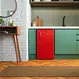 Frigobar Consul 117 Litros Retrô CRA12AV Vermelho Carmin 110V