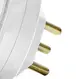 Adaptador Conversor 2P+T para Tomada NBR14136 10A 250V Branco TRAMONTINA