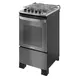 Fogão 4 Bocas a Gás Itatiaia Itachef com Mesa de Inox Acendimento Automático Reflecta Fumê Bivolt