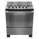 Fogão 5 Bocas a Gás Itatiaia Itachef com Mesa de Inox Acendimento Automático Reflecta Fumê Bivolt