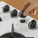 Cooktop 4 Bocas a Gás Itatiaia Itaplus com Tripla Chama e Mesa de Vidro Superautomático Branco Bivolt