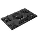 Cooktop 5 Bocas a Gás Itatiaia Itaplus com Tripla Chama e Mesa de Vidro Superautomático Preto Bivolt