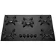 Cooktop 5 Bocas a Gás Dako Pratiko Mesa de Vidro Mega Chama Acendimento Superautomático Preto Bivolt