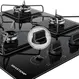 Cooktop 4 Bocas a Gás Brastemp BDD61BE Mesa de Vidro e Acendimento Superautomático Preto Bivolt