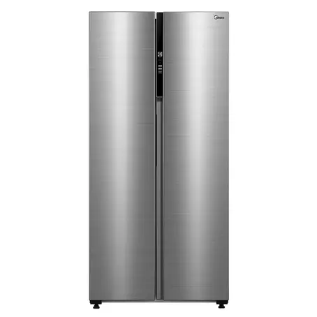 Geladeira Frost Free Side by Side Smart Inverter Midea 442 Litros MDRS598FGA041 Digital Inox 110V