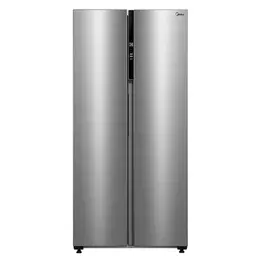 Geladeira Frost Free Side by Side Smart Inverter Midea 442 Litros MDRS598FGA041 Digital Inox 110V