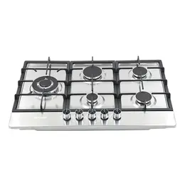 Cooktop 5 Bocas a Gás Itatiaia CGITA3005B Acendimento Superautomático Tripla Chama Inox Bivolt