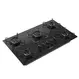 Cooktop 5 Bocas a Gás Itatiaia ItaMega Mesa de Vidro Acendimento Superautomático Preto Bivolt
