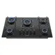 Cooktop 5 Bocas a Gás Itatiaia ItaMega Mesa de Vidro Acendimento Superautomático Preto Bivolt