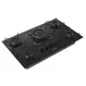 Cooktop 5 Bocas a Gás Itatiaia ItaMega Tripla Chama e Acendimento Superautomático Preto Bivolt
