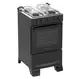 Fogão 4 Bocas à Gás Atlas Coliseum Plus com Mesa de Inox Preto