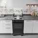 Fogão 4 Bocas à Gás Atlas Coliseum Plus com Mesa de Inox Preto
