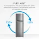 Geladeira Frost Free Midea 425 Litros MDRT572EVD463 Duplex Inverter Inox Bivolt