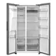Geladeira Frost Free Midea 570 Litros MDRS761MYD461 Side by Side Inverter Turbo Freezer Inox Bivolt