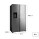 Geladeira Frost Free Midea 570 Litros MDRS761MYD461 Side by Side Inverter Turbo Freezer Inox Bivolt