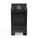 Fogão 4 Bocas à Gás Atlas Havana Glass com Acendimento Automático Mesa Esmaltada Preto Bivolt