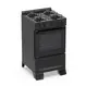 Fogão 4 Bocas à Gás Atlas Havana Glass com Acendimento Automático Mesa Esmaltada Preto Bivolt