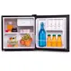 Frigobar Midea 45 Litros MDRD086FGD503 Inverter Preto com Prata Bivolt