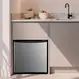 Frigobar Midea 45 Litros MDRD086FGD503 Inverter Preto com Prata Bivolt