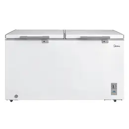 Freezer Horizontal Midea 418 Litros 2 Portas MDRC564FZD013 Turbo Freezer Inverter Branco Bivolt