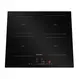Cooktop de Indução 04 Bocas Mueller MCN4BK com Painel digital Trava de segurança Turbo Preto 220V