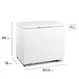 Freezer Horizontal Electrolux 315 Litros 1 Porta HI330T Função Turbo Freezer Branco Bivolt