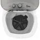 Tanquinho Mueller MLT20B 20 kg Lavagem por Turbilhonamento Semiautomático Branco 110V