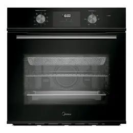 Forno de Embutir Elétrico de 80 litros Midea TSD80P2 Digital com Função Airfryer Preto 220V