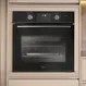Forno de Embutir Elétrico de 80 litros Midea TSD80P2 Digital com Função Airfryer Preto 220V
