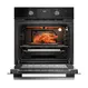 Forno de Embutir Elétrico de 80 litros Midea TSD80P2 Digital com Função Airfryer Preto 220V
