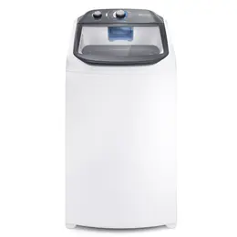 Máquina de Lavar Electrolux 13 Kg Efficient LDA13 Duplo Dispenser Cesto Inox Branca 110V