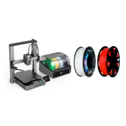Combo Impressora 3D Creality Hi Combo + 2 Filamentos 1Kg 1.75 mm Ender PLA Vermelho e CR-ABS Branco