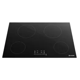 Cooktop de Indução 04 Bocas Mueller MCI024BG1 Vitrocerâmico c/Trava de Segurança Preto 220V