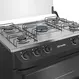 Fogão 5 Bocas a Gás Mueller MFI5BA Mesa de Inox Acendimento Manual e Queimador Ultra Chama Preto
